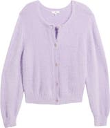 BP. Fuzzy Scoop Neck Cardigan