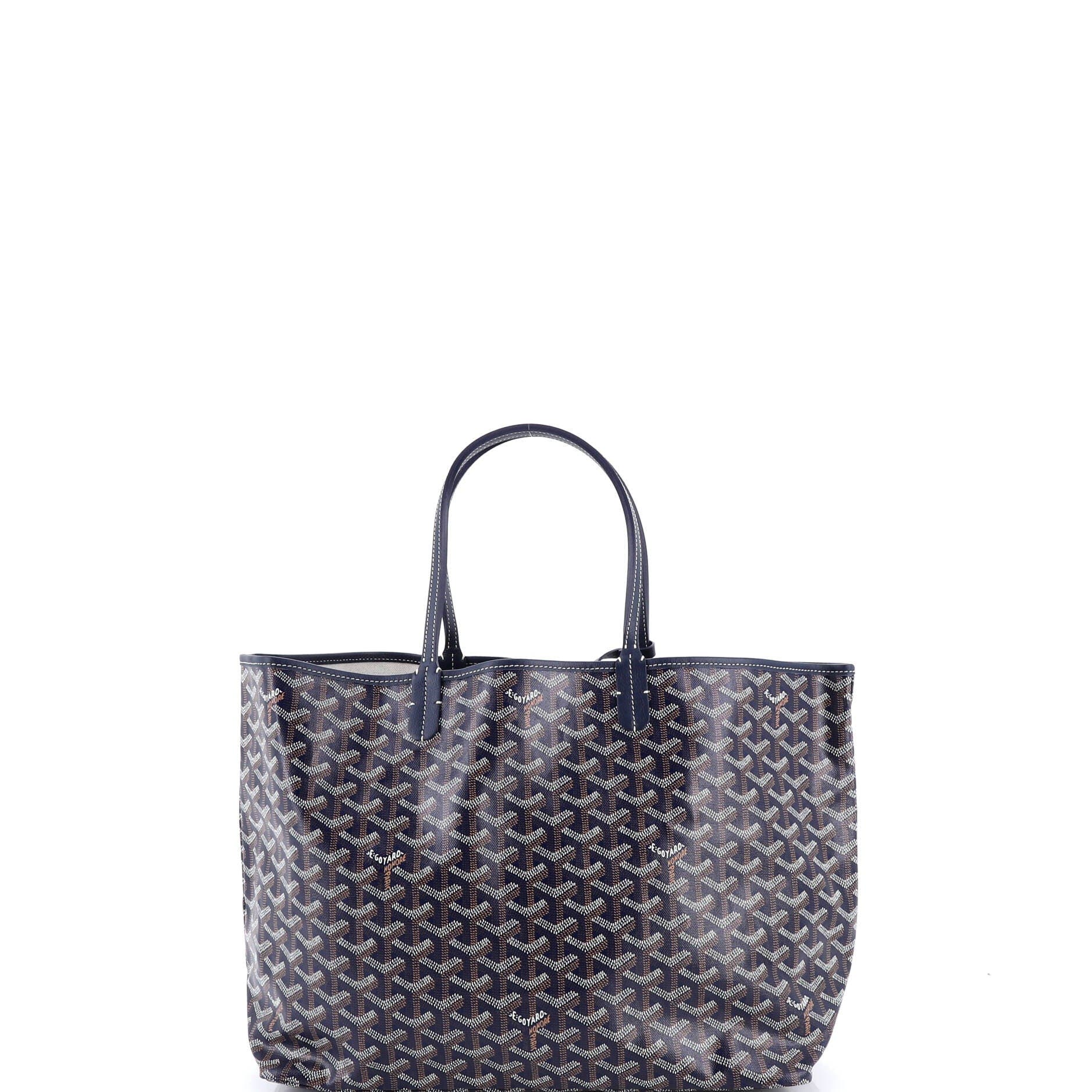 Pre-Owned Goyard Saint Louis Tote Coated Canvas PM, Alternate, color, Blue