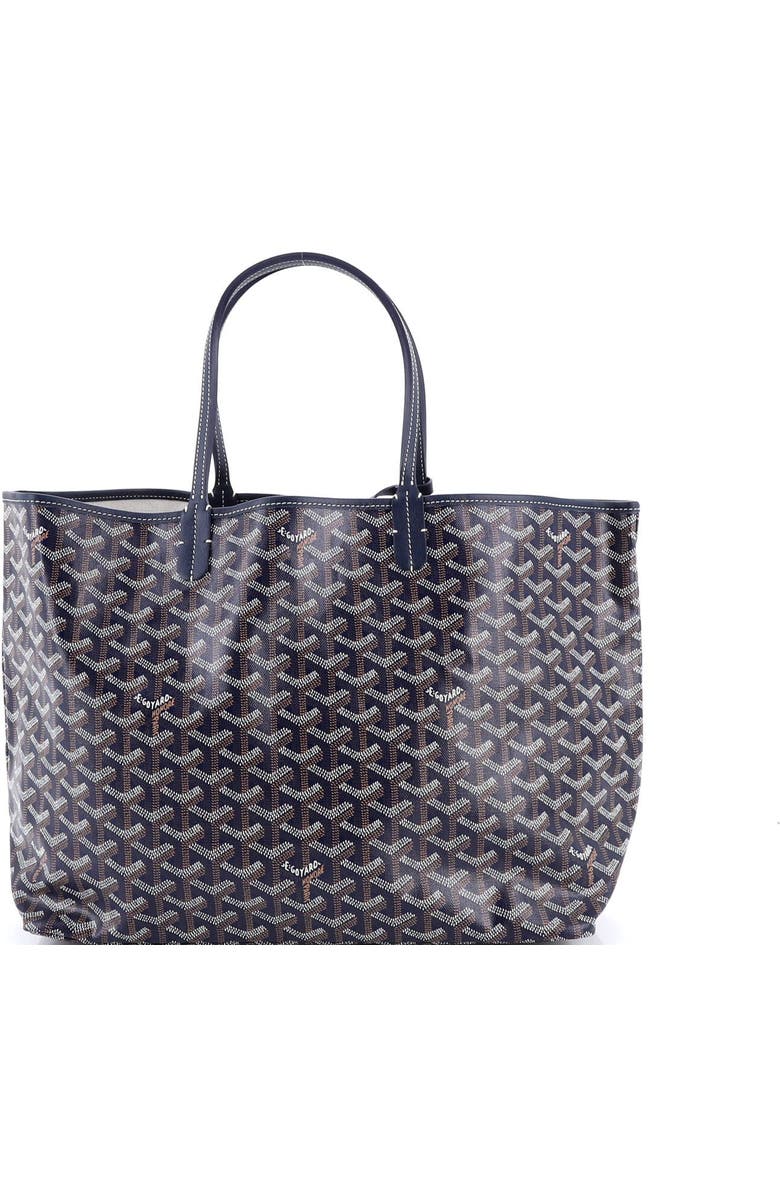 Pre-Owned Goyard Saint Louis Tote Coated Canvas PM, Alternate, color, Blue