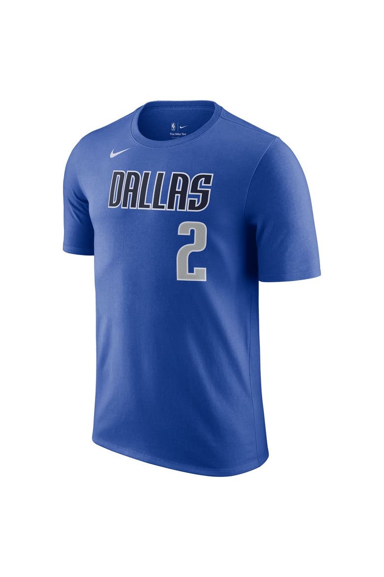 Men's Nike Kyrie Irving Blue Dallas Mavericks Icon 2022/23 Name & Number T-Shirt, Alternate, color, Blue
