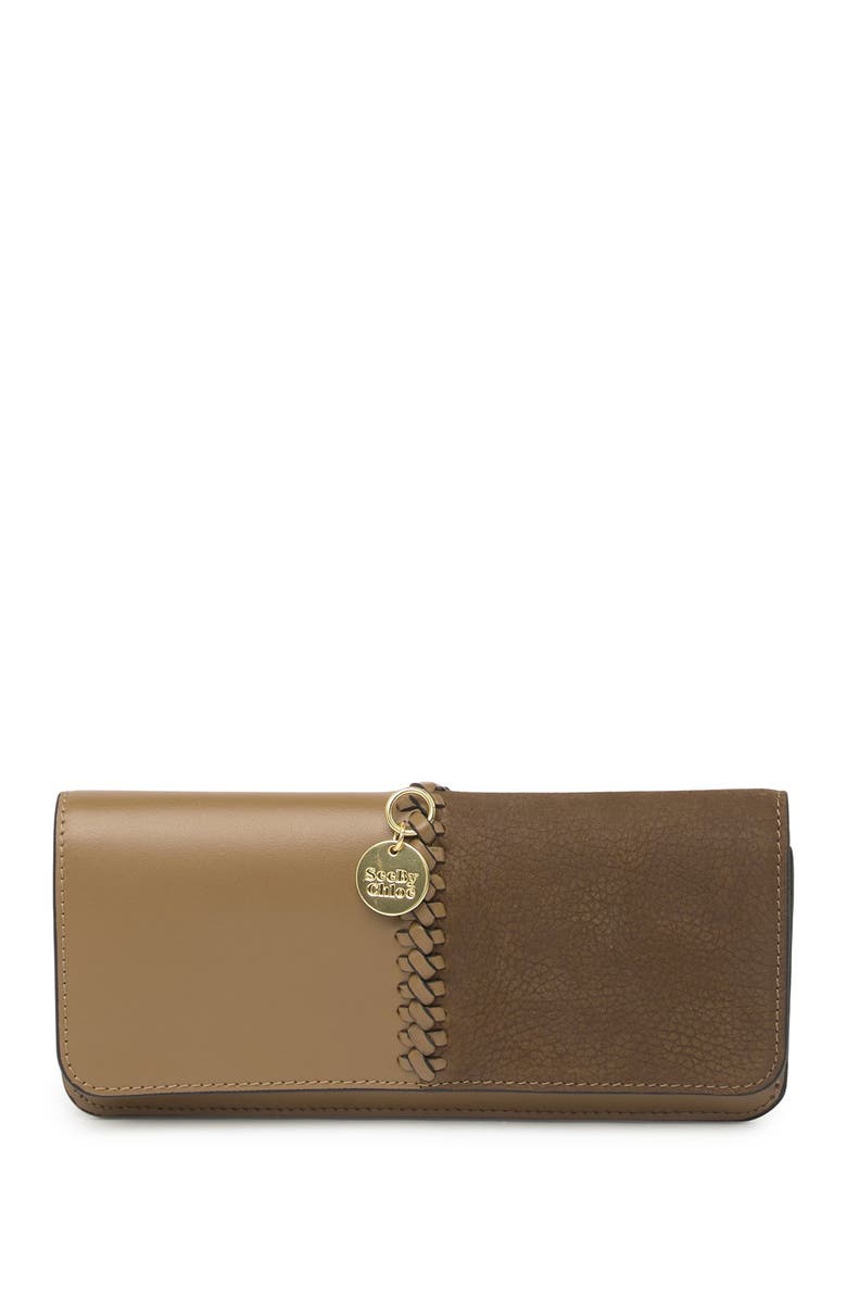 Chloé Tilda Whipstitch Wallet, Main, color,