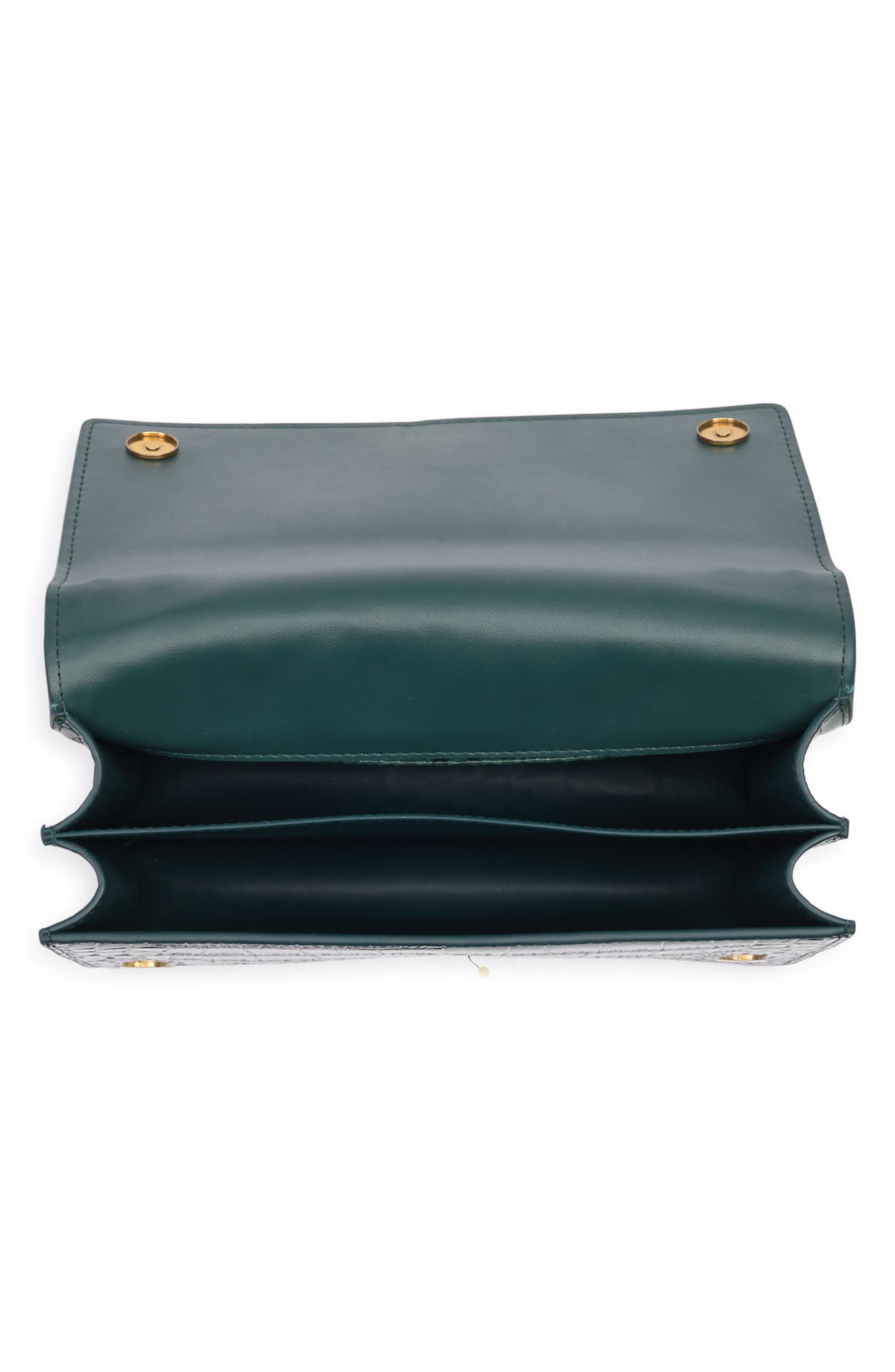 Kurt Geiger Shoreditch Croc Embossed Shoulder Bag, Alternate, color, 