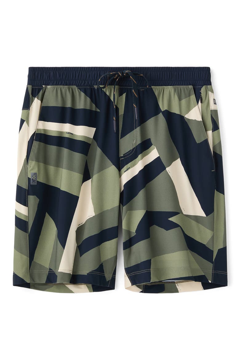 Pursuit 7-Inch Unlined Training Shorts, Alternate, color, SMOKEY OLIVE COLOR BLOCK