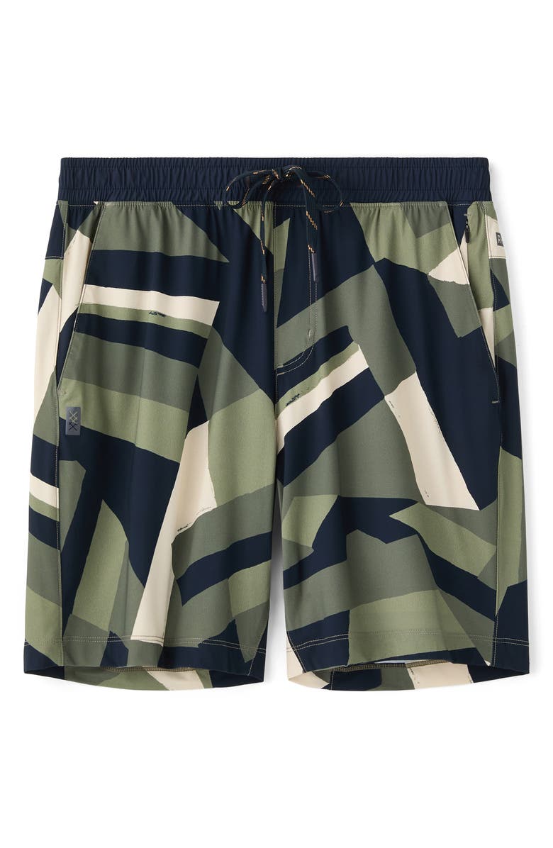 Rhone Pursuit 7-Inch Unlined Training Shorts, Alternate, color, Smokey Olive Color Block