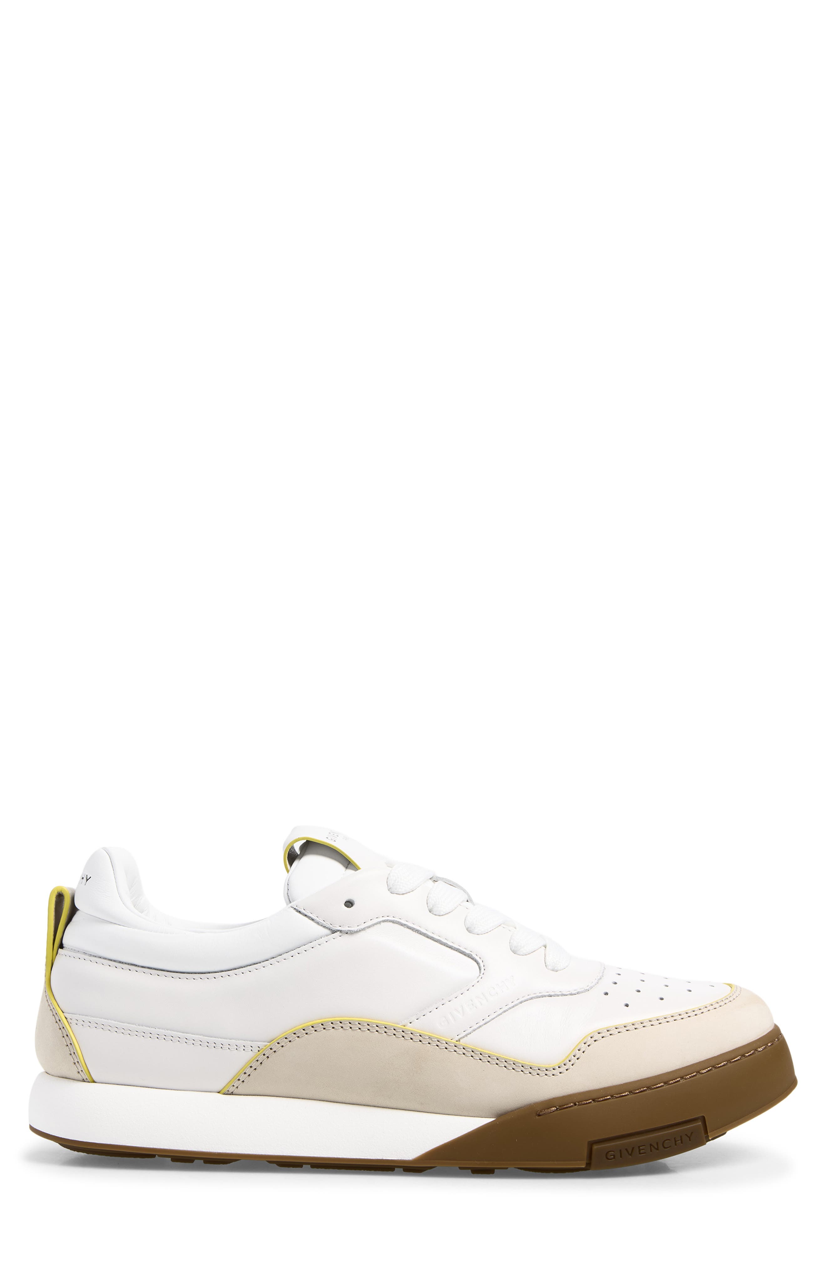 Yard Court Sneaker, Alternate, color, WHITE/ YELLOW
