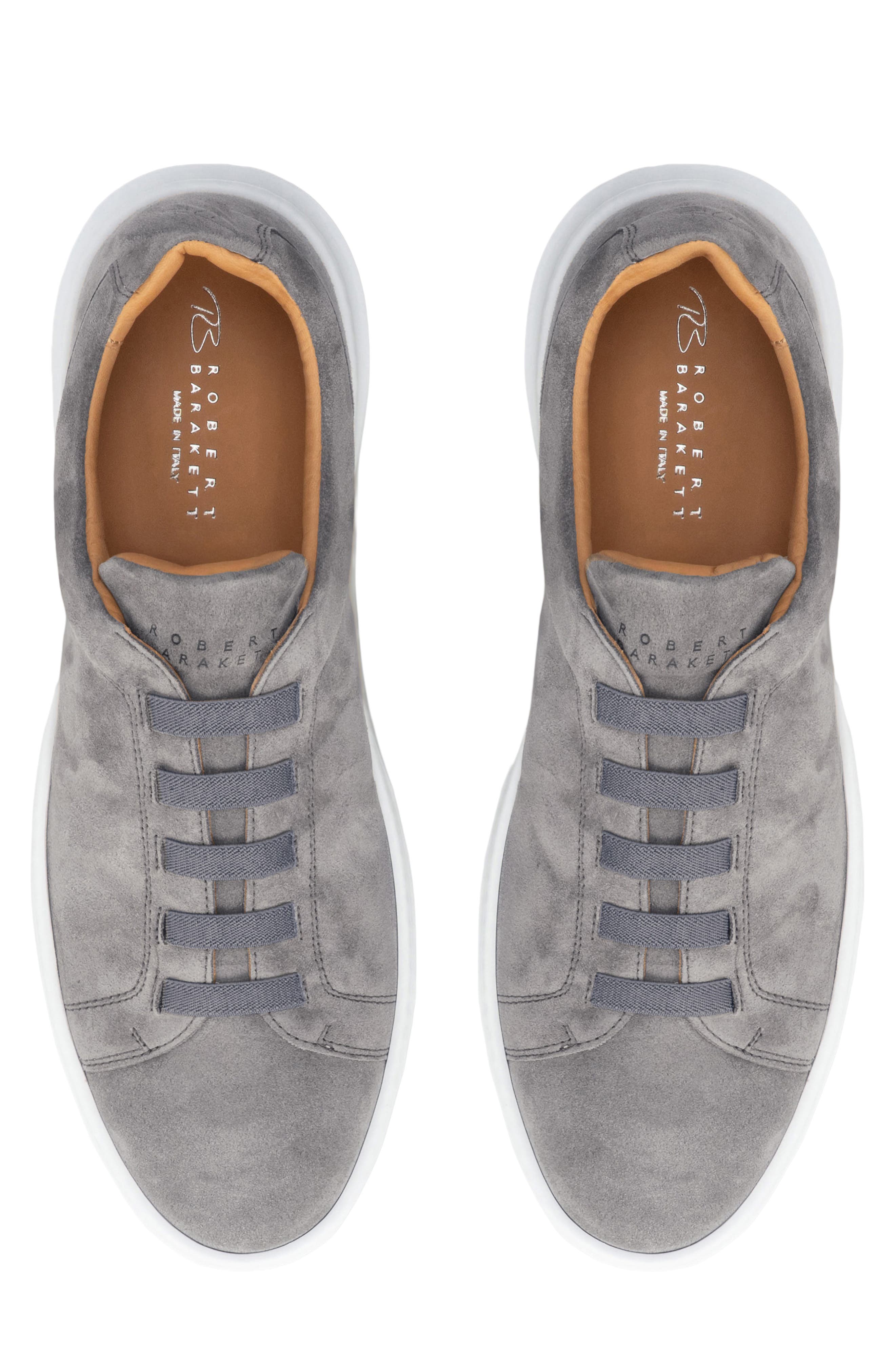 Robert Barakett Williams Stretch Lace Sneaker, Alternate, color, Grey