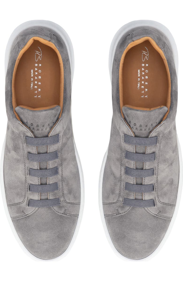 Robert Barakett Williams Stretch Lace Sneaker, Alternate, color, Grey