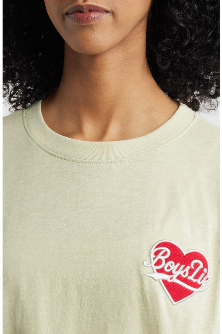 Signature Graphic Boyfriend T-Shirt, Alternate, color, TALC