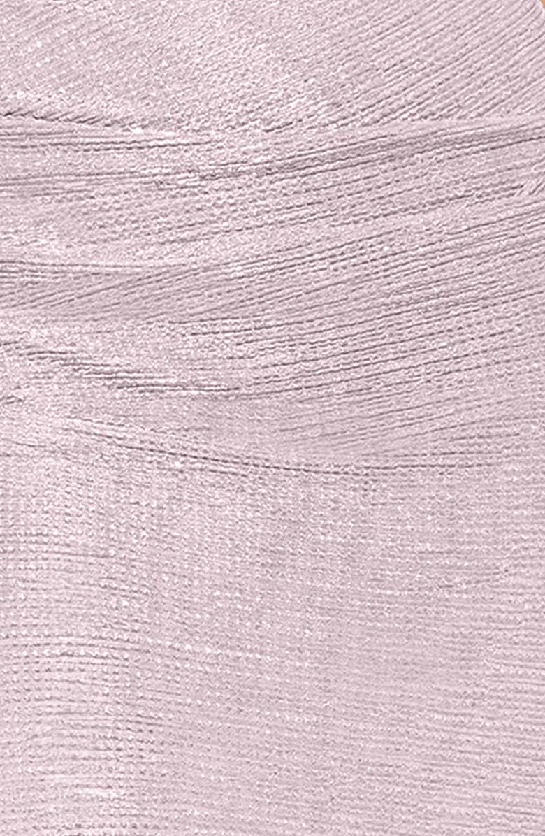 Betsy & Adam Quicksilver Flutter Sleeve Trumpet Gown, Alternate, color, 