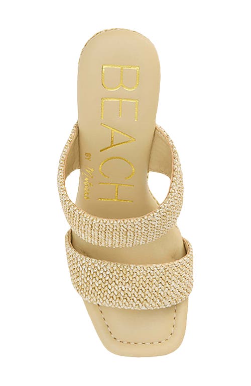 Beach By Matisse Gem Platform Sandal In Beige