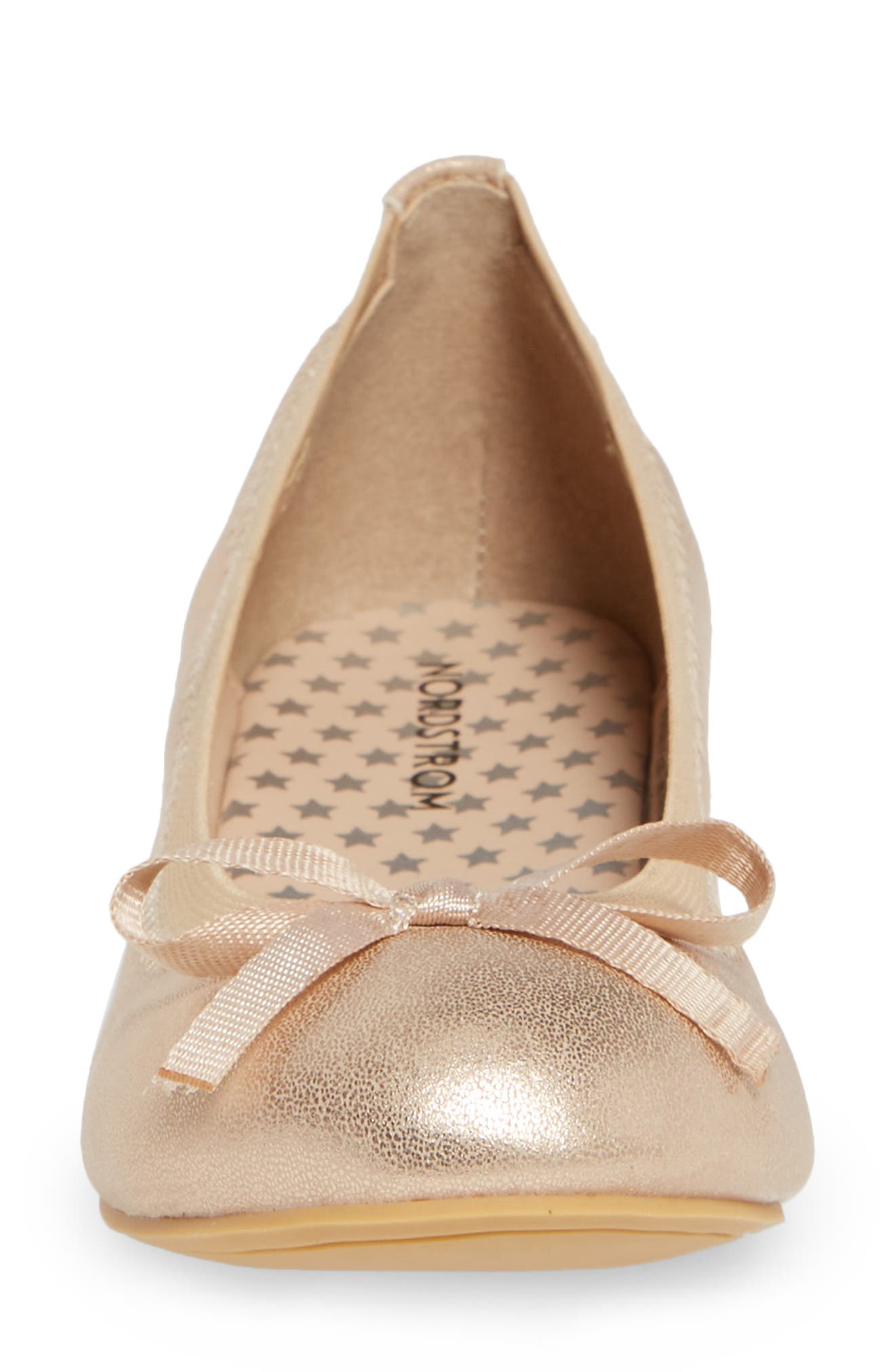 Elise Ballet Flat, Alternate, color, ROSE GOLD