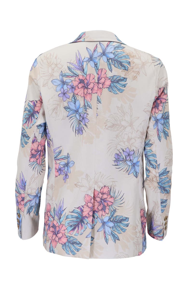 Lords of Harlech Exotic Floral Womens Tailored Blazer, Alternate, color, Exotic Floral Neutral