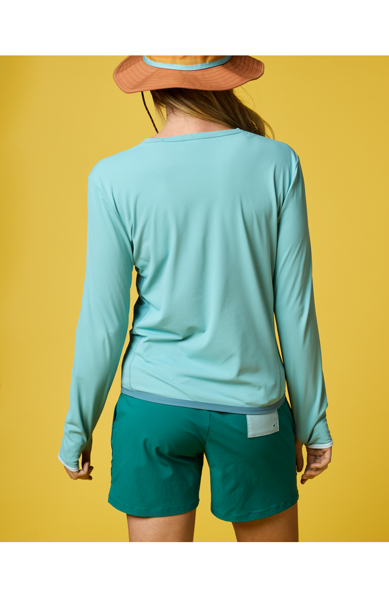 Cotopaxi Sombra Long-Sleeve Sun Shirt - Women's, Alternate, color, Tide Pool