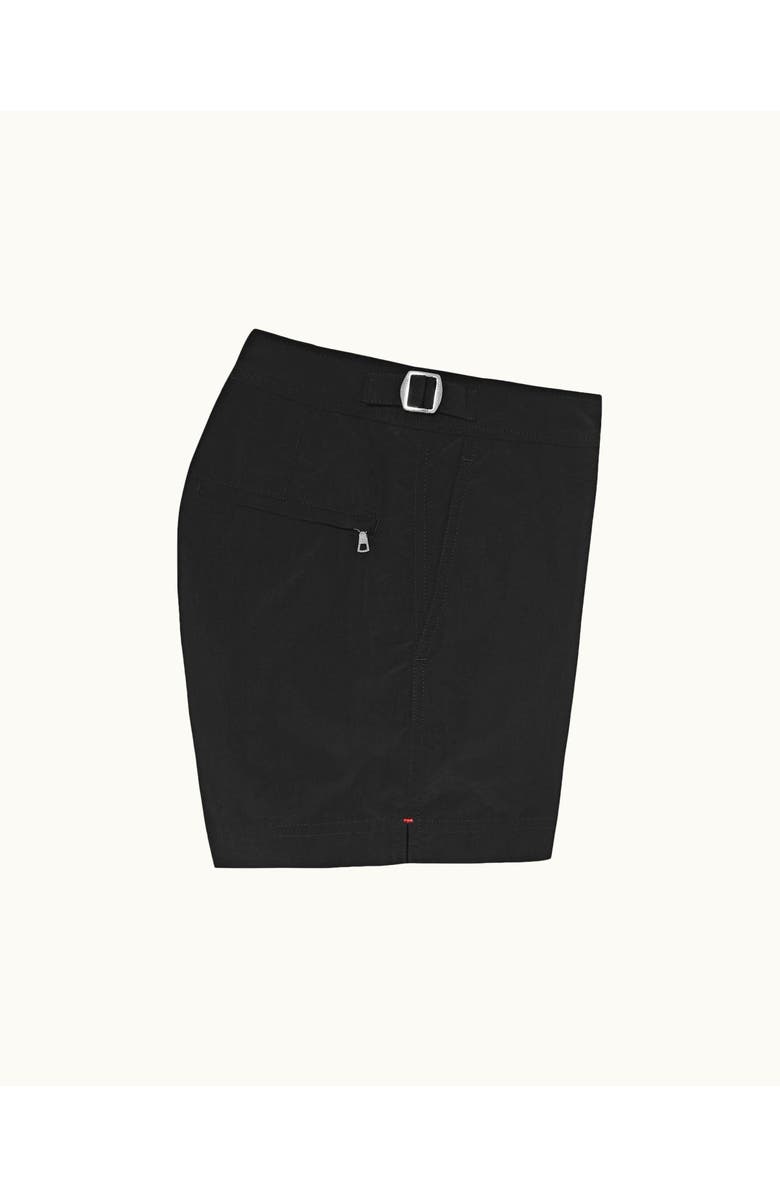 Orlebar Brown Springer Shortest-Length Swim Shorts, Alternate, color, Black