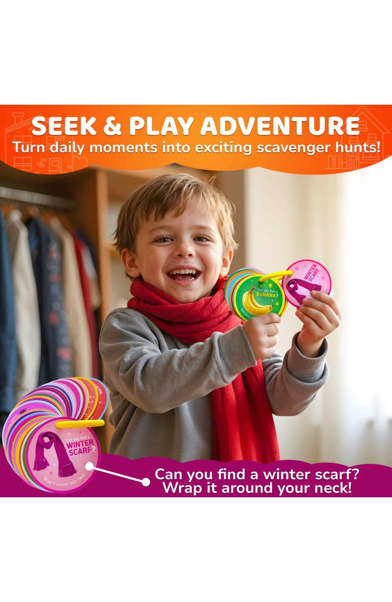 Quokka Scavenger Hunt Activity Cards Set for Toddlers, Alternate, color, Home