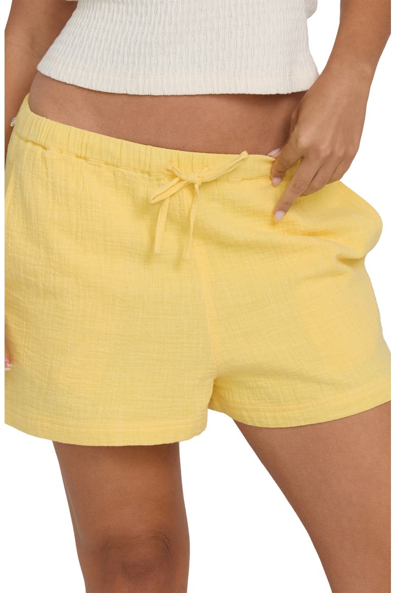 Wanderer Cotton Drawstring Shorts, Alternate, color, SUNDRESS