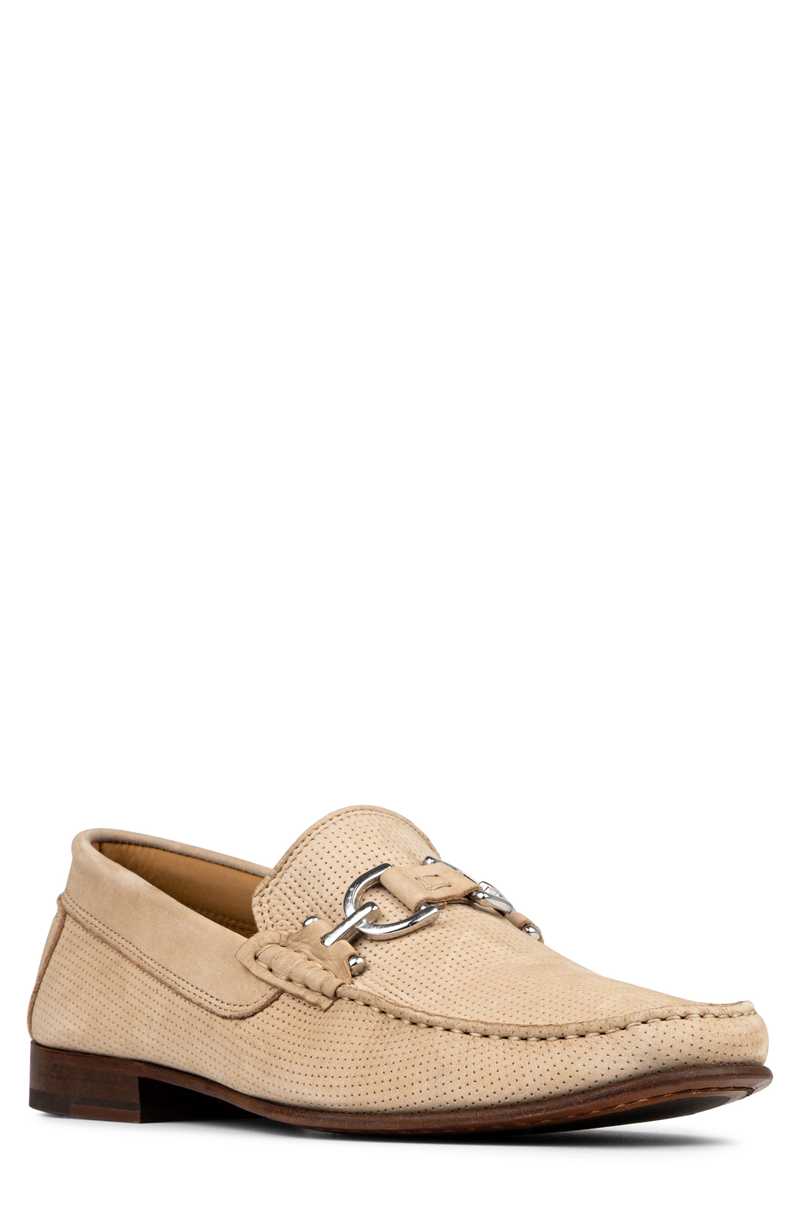 Dacio Leather Loafer, Main, color, SAND