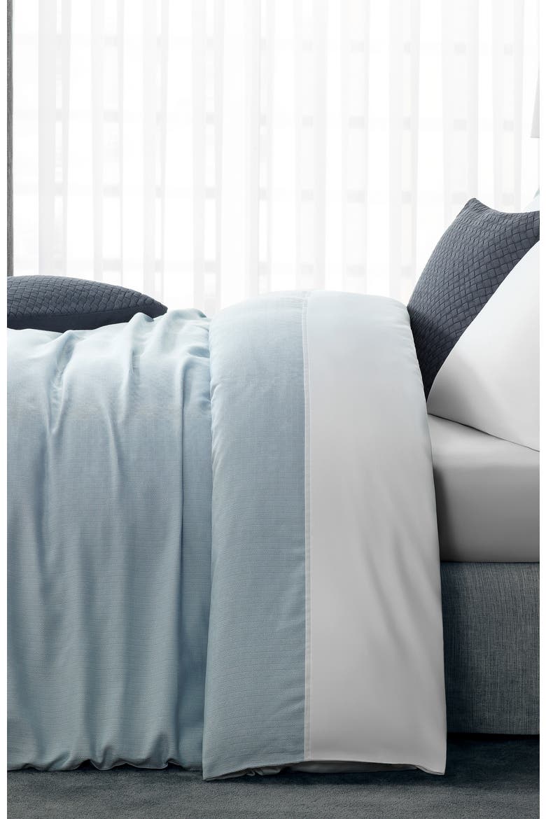 Maestro Duvet Cover, Alternate, color, White