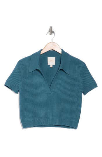 Twp Margaux Johnny Collar Cashmere Top In Junebug
