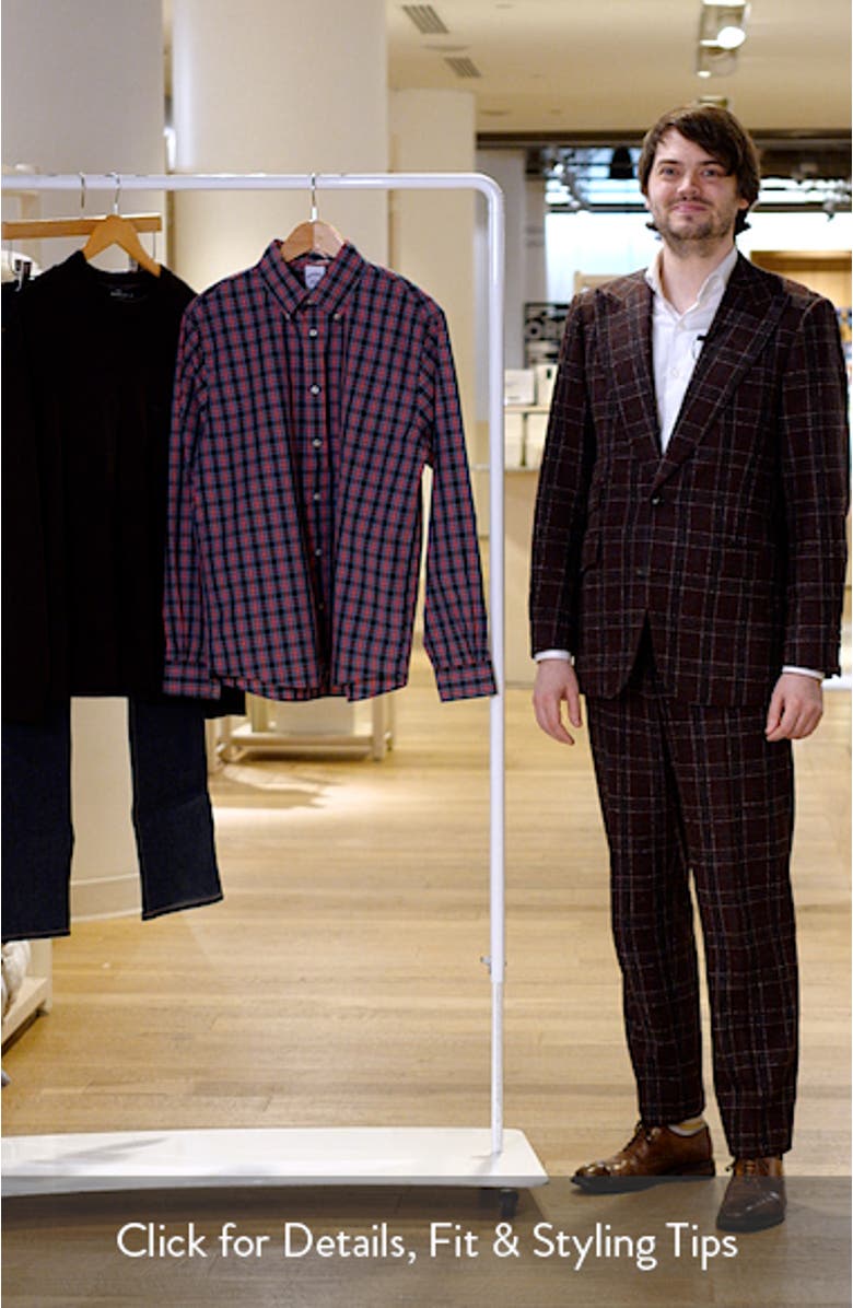 Friday Plaid Cotton Poplin Button-Down Shirt, sales video thumbnail