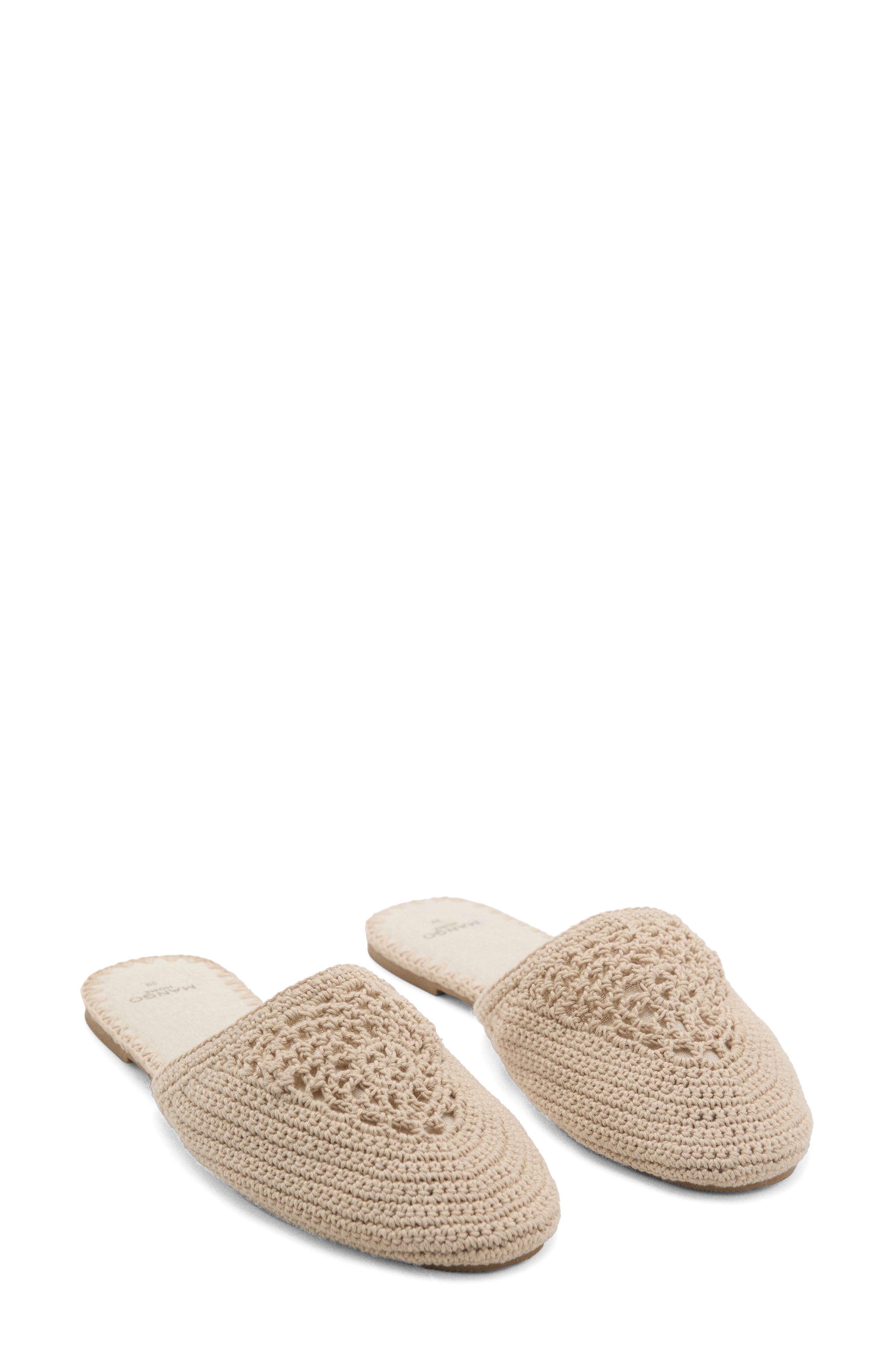 MANGO Braided Mule, Main, color, Sand
