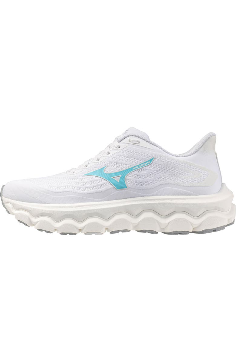 Mizuno <p>Wave Horizon 8 Running Shoe (Women) </p>, Alternate, color, White-Tanager Turquoise
