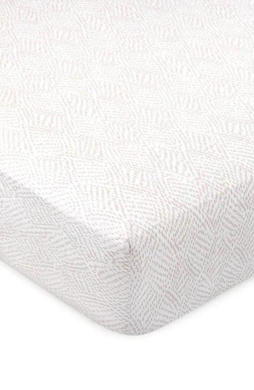 Domani Home Cotton Crib Sheet In White