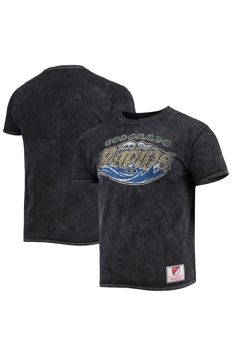 Mitchell & Ness Men's Mitchell & Ness Black Colorado Rapids Since '96 Mineral Wash T-Shirt, Main, color, Black