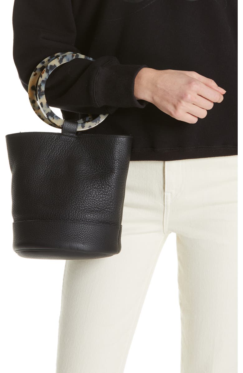 Simon Miller Bonsai 20 Pebbled Leather Bucket Bag, Alternate, color,