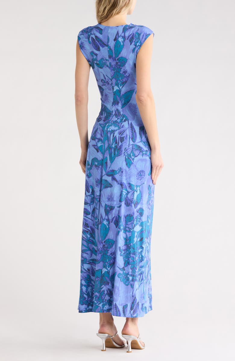 Simkhai Acacia Ruched Midi Dress, Alternate, color, 