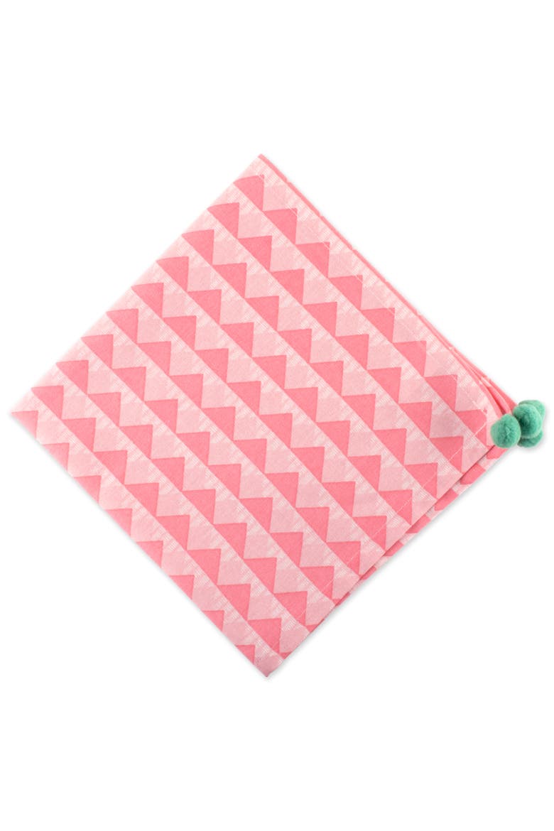 Bermuda Triangles Napkin Set/6, Alternate, color, Bermuda Pink