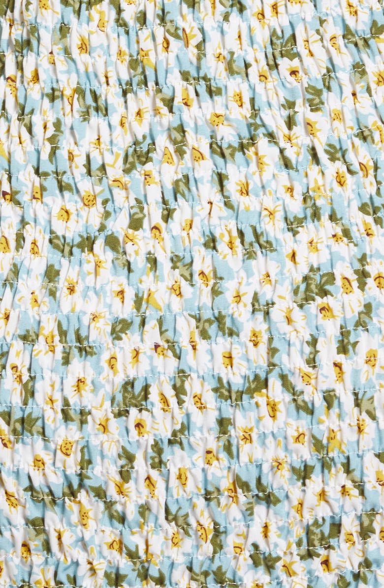 Savi Mom Daisy Flora Off the Shoulder Ruffle Maternity Dress, Alternate, color, 