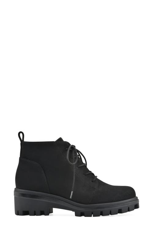 White Mountain Footwear Tariq Lug Lace-up Boot In Black