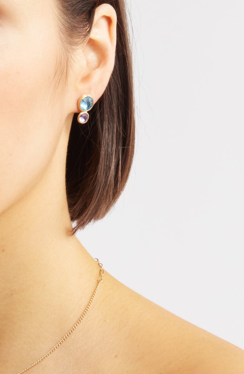 Marco Bicego Jaipur Semiprecious Stone Drop Earrings, Alternate, color,