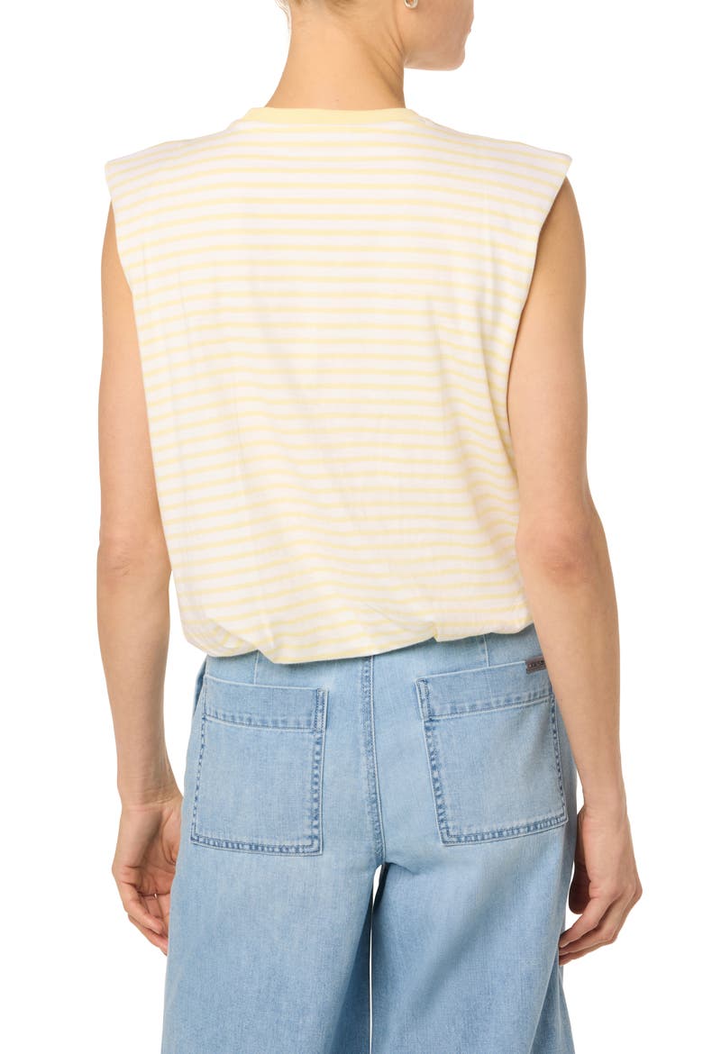 Sleeveless Knit Tank, Alternate, color, ANISE/WHITE STRIPE