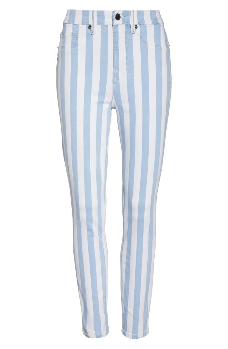 Good American Good Legs High Waist Crop Skinny Jeans, Alternate, color, 