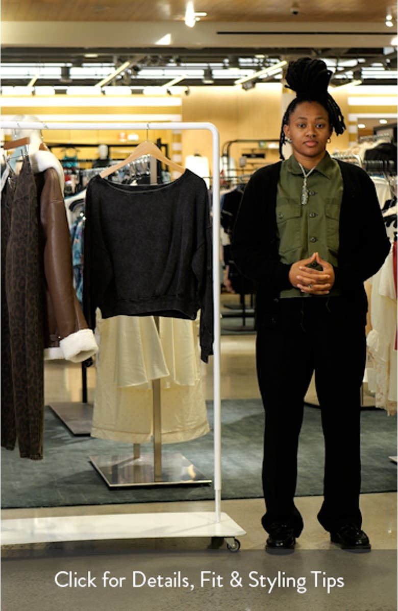 Ife Oversize Thermal Sweatshirt