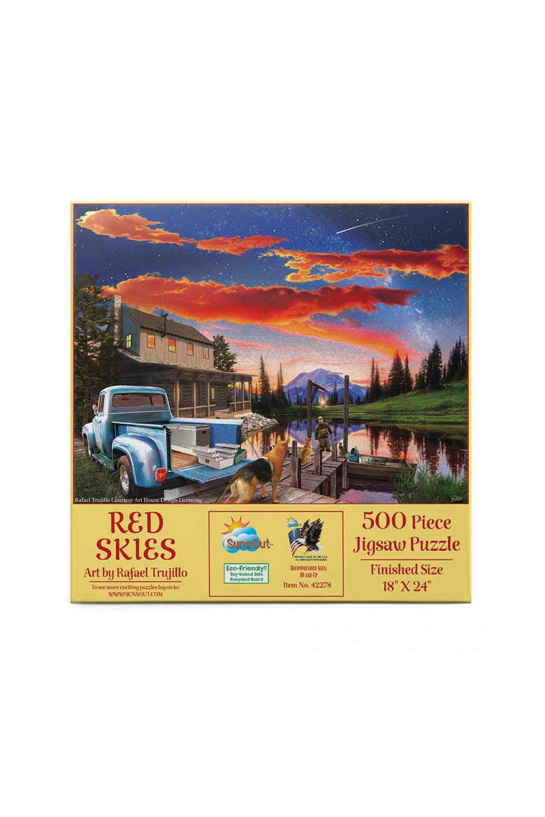 Red Skies 500 piece Jigsaw Puzzle for Adults, Alternate, color, Multicolor