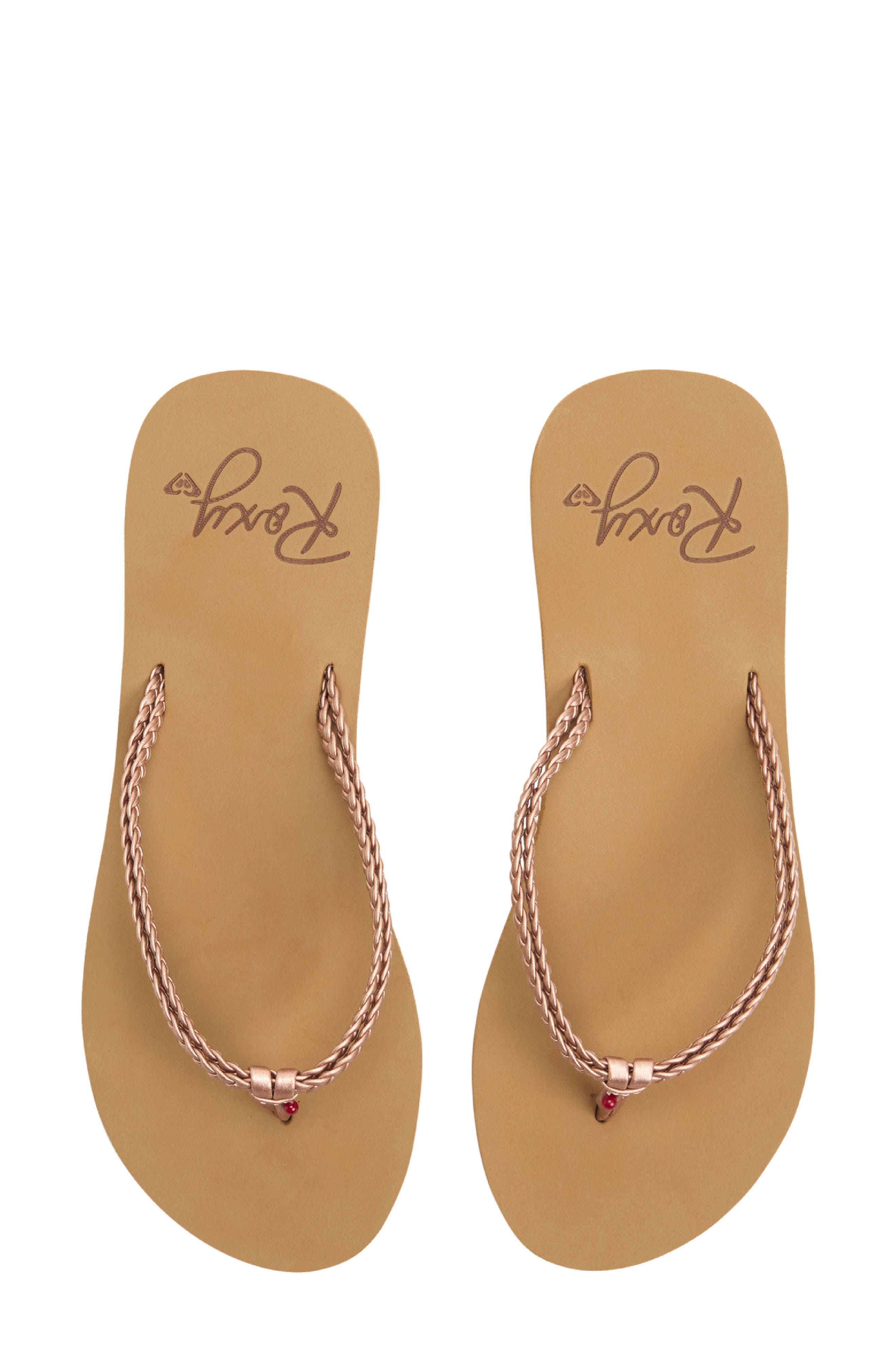 Costas Flip Flop, Alternate, color, BROWN