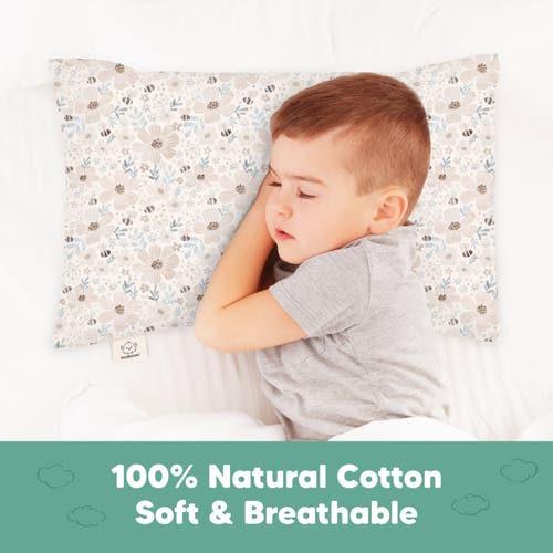 Keababies Printed Toddler Pillowcase 13x18" In Flora Vale