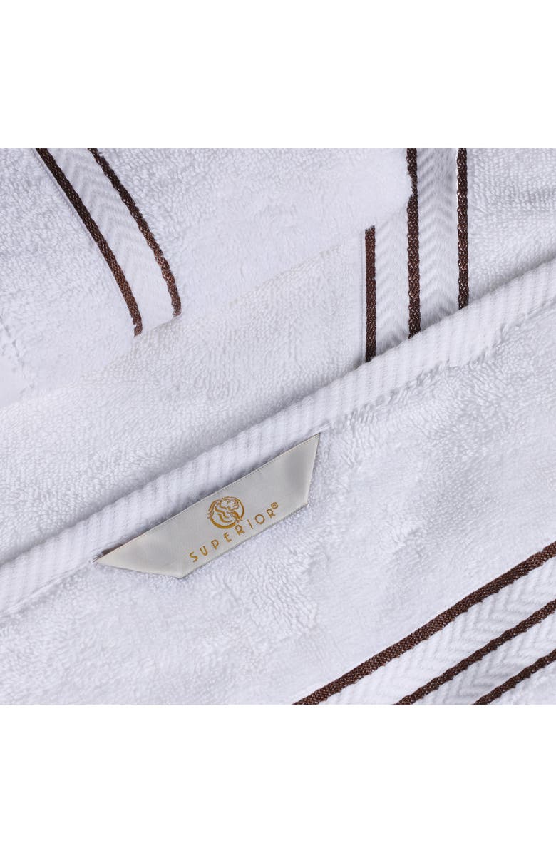 Superior Ultraplush Turkish Cotton Hotel Collection 8-Piece Towel Set, Alternate, color, Chocolate
