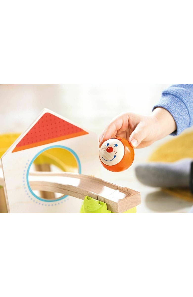 HABA Marble Run Kullerbu Windmill Playset, STEM Toy Building Set for 3-5 Year Olds, Montessori Toys Marble Maze, 25 Piece Ball Track, Alternate, color, Multi