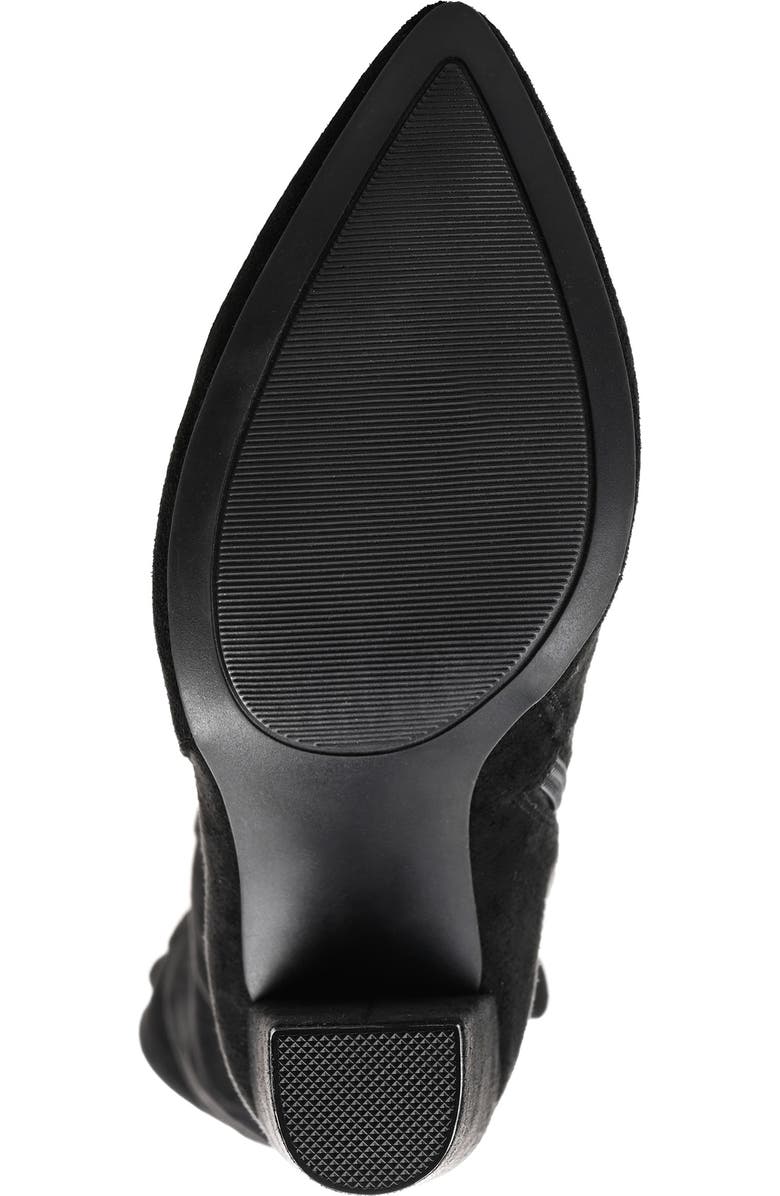 Journee Collection Dominga Block Heel Vegan Leather Boot, Alternate, color,