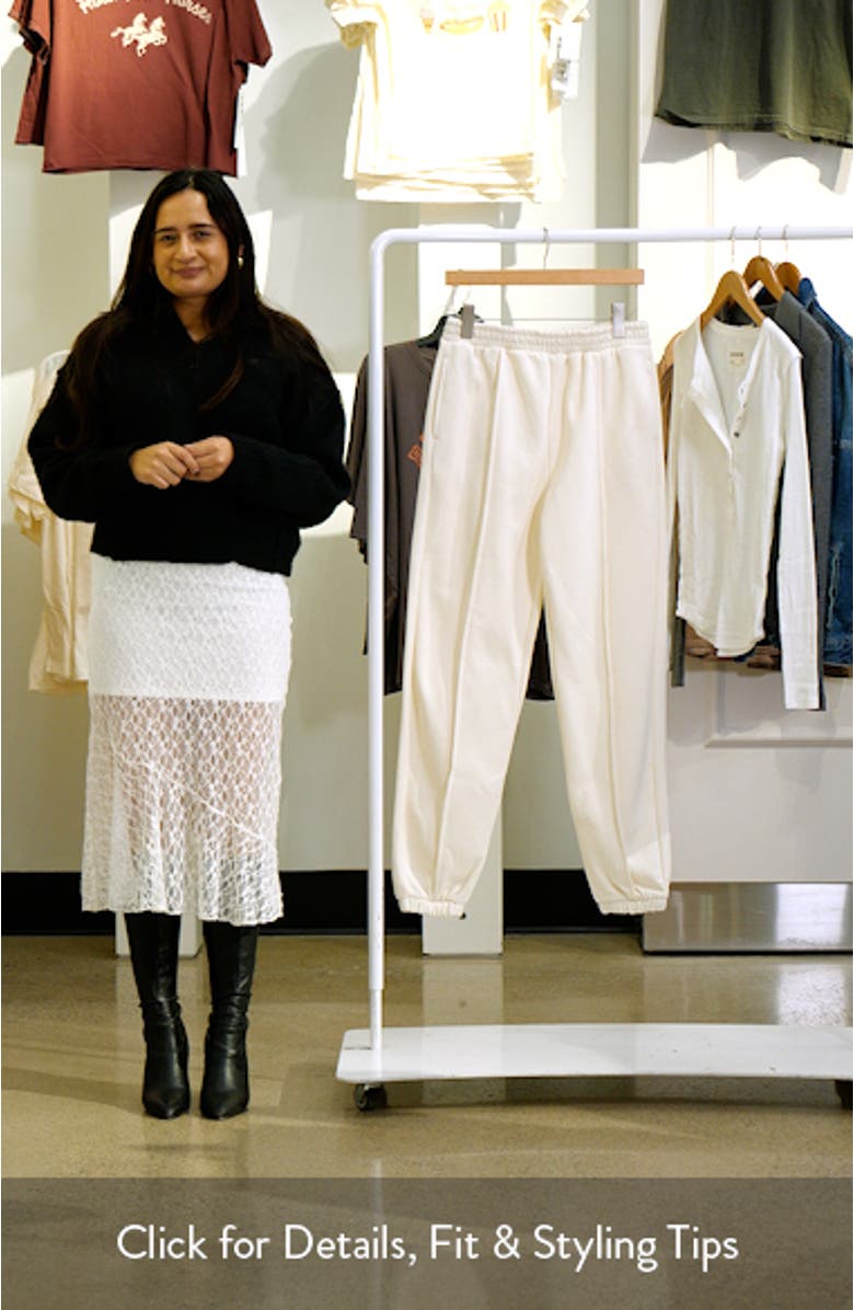 Pintuck Sweatpants, sales video thumbnail