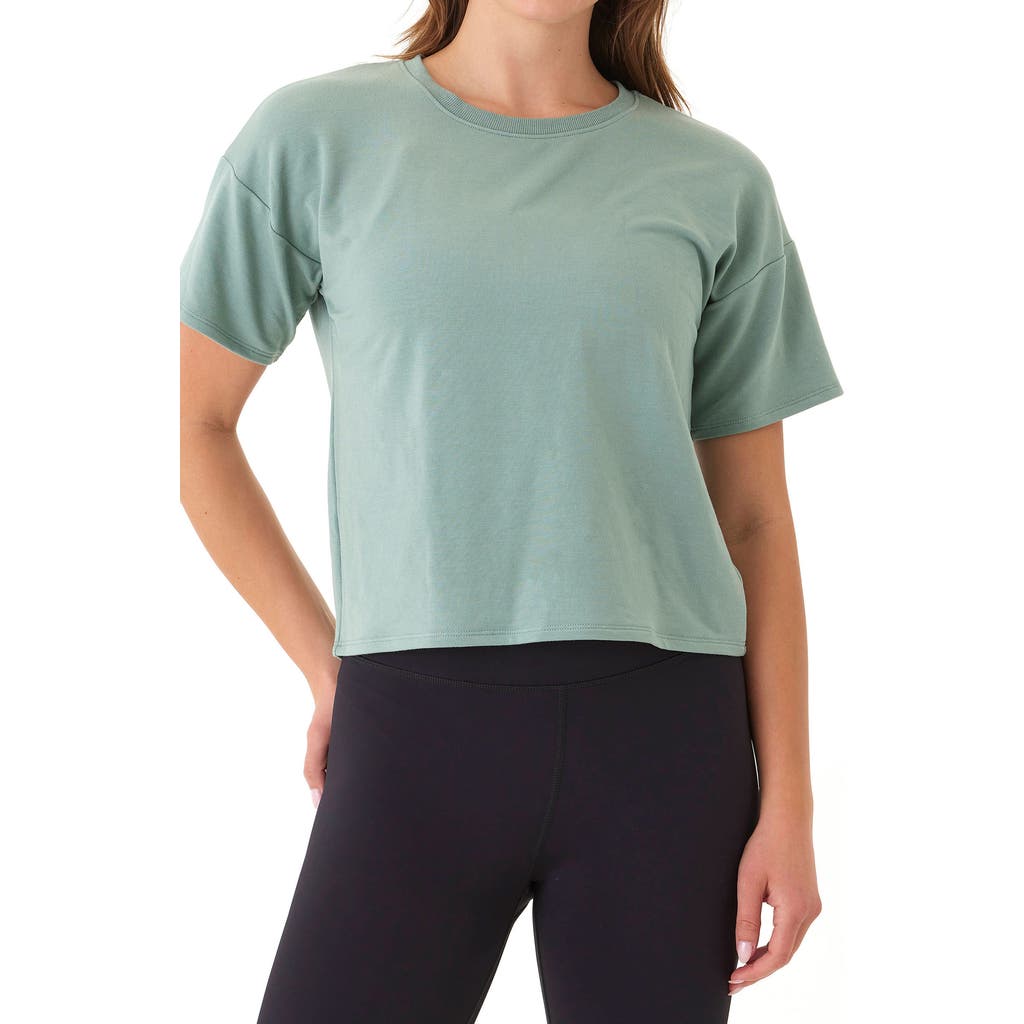 Threads 4 Thought Shana Drop Shoulder Terry Top In Wasabi