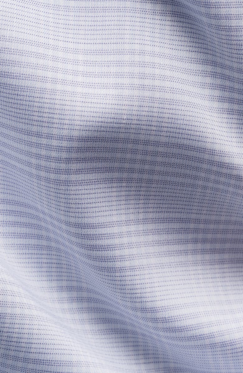Eton Contemporary Fit Prince of Wales Check Dress Shirt, Alternate, color, Light Purple