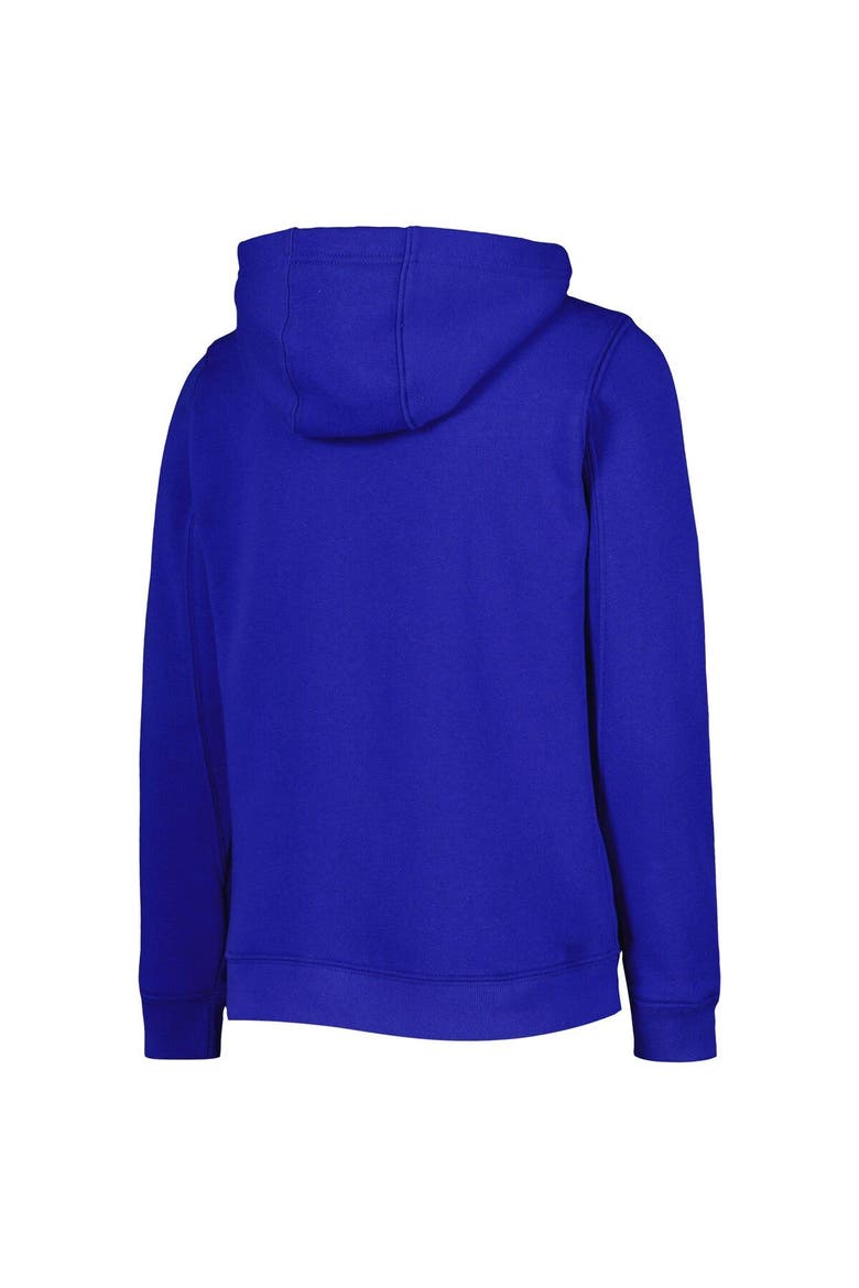 Youth Royal Chicago Cubs Wordmark Full-Zip Fleece Hoodie, Alternate, color, Royal