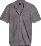 BOSS C-Noy Texture Camp Shirt