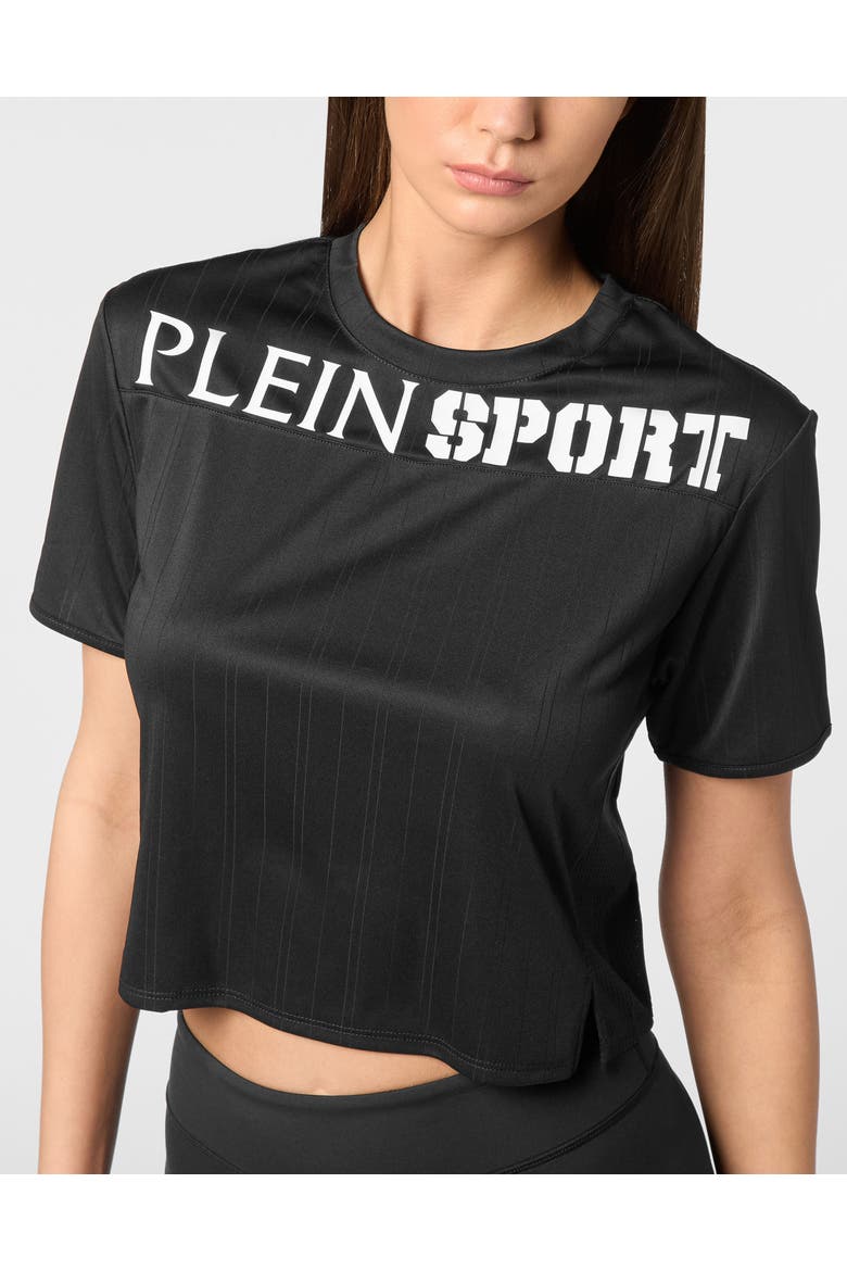 T-Shirt Round Neck Women, Alternate, color, black