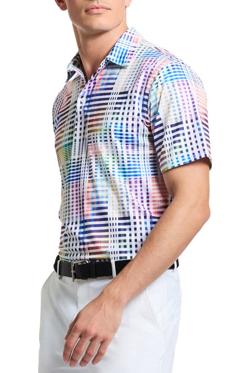ROBERT GRAHAM ROBERT GRAHAM WALLIS GEO PRINT PERFORMANCE POLO